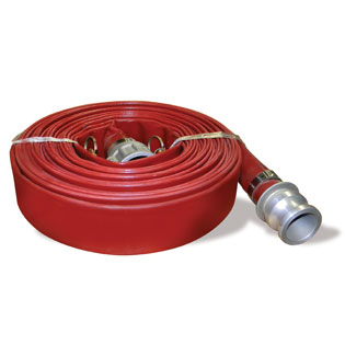 Red Collapsible Discharge Hose