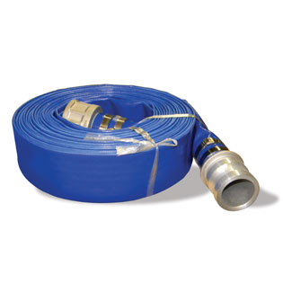 Blue Collapsible Discharge Hose